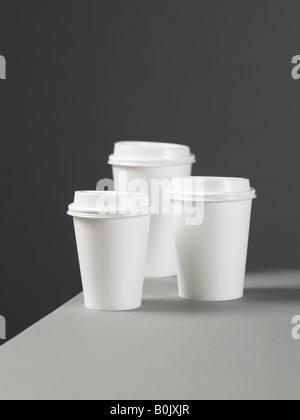 take away cups Stock Photo