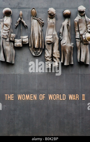 The Women of World War II memorial in Whitehall London United Kingdom Stock Photo