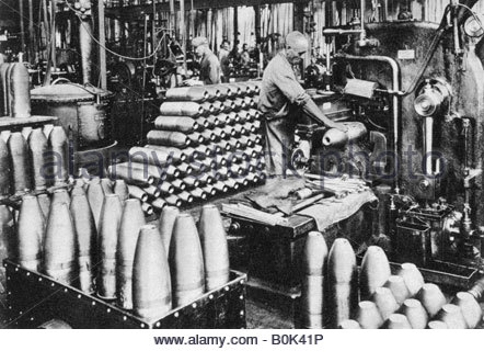 A Munitions Factory, World War I, 1917 (1938). Artist: Horace Walter ...