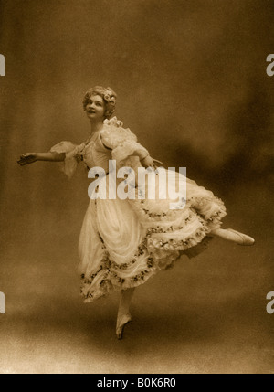 Adeline Genee, late 19th century.Artist: Dover Street Studios Stock Photo