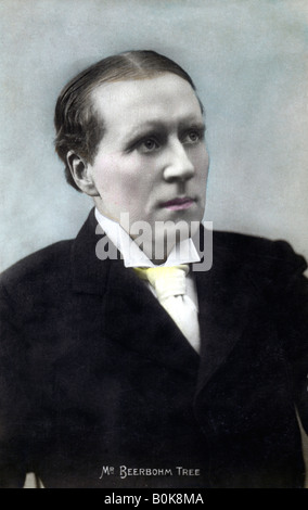 Herbert Beerbohm Tree (1852-1917), English actor and theatre manager, early 20th century. Artist: Unknown Stock Photo