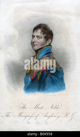 Henry William Paget, 1st Marquess of Anglesey, British soldier.Artist: Thomson Stock Photo