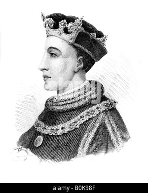 Henry V, King of England, (c1850). Artist: Unknown Stock Photo