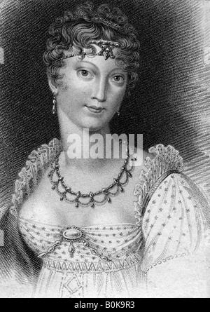 Empress Marie Louise, Empress of France, (1791-1847). Artist: Unknown Stock Photo