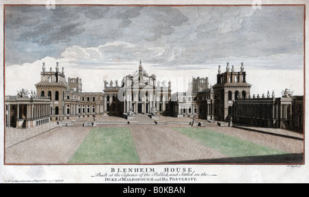 'Blenheim House', Woodstock, Oxfordshire.Artist: Mynde Stock Photo