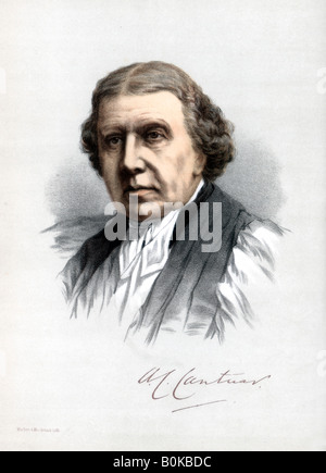 Archibald Campbell Tait, Archbishop of Canterbury, c1890.Artist: Cassell, Petter & Galpin Stock Photo