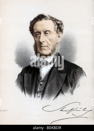 Anthony Ashley Cooper, 7th Earl of Shaftesbury, English politician and philanthropist, c1890.Artist: Cassell, Petter & Galpin Stock Photo