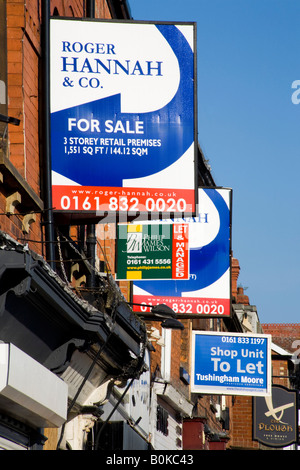Property to let. Heaton Moor, Stockport, Greater Manchester, United Kingdom. Stock Photo