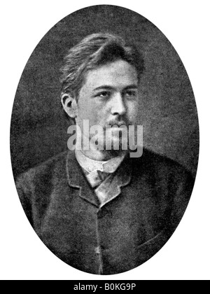 Anton Chekhov (1860-1904), Russian playwright and short story writer, early 20th century. Artist: Unknown Stock Photo