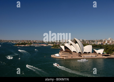 Darling Harbour and The Opera House, Sydney Australia Stock Photo