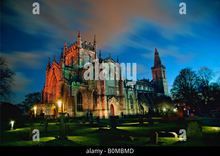 DUNFERMLINE ABBEY SCOTLAND ANCIENT SEAT OF THE KING AND QUEEN OF SCOTLAND AND BURIAL PLACE OF ROBERT THE BRUCE Stock Photo