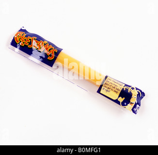 cheese string in a packet Stock Photo