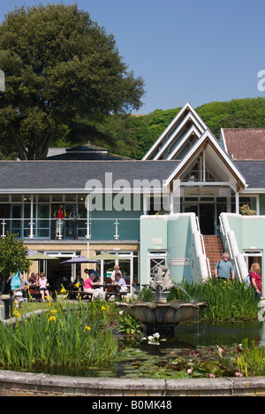 Visitors to the Ventnor Botanic Gardens, Isle of Wight, England, UK Stock Photo