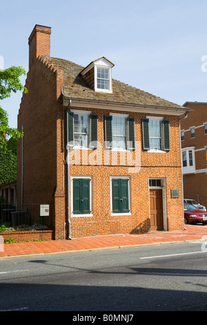 The Flag House and Star Spangled Banner Museum Baltimore Maryland Stock Photo