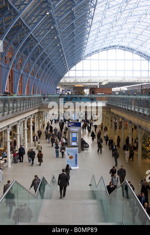 St Pancras International Station - London Stock Photo