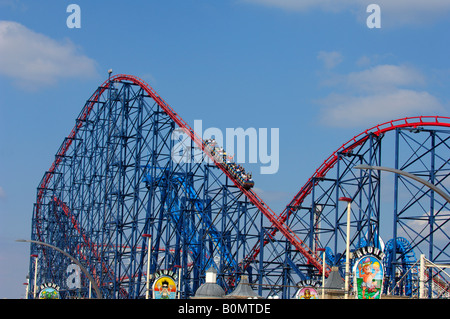 The Pepsi Max Big One at the Pleasure Beach Blackpool in Lancashire Stock Photo