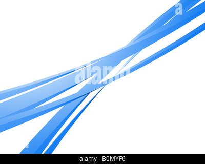 abstract blue lines Stock Photo