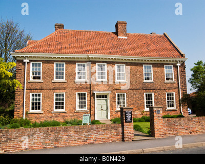 The Old Rectory, birthplace and home to the founders of Methodism John and Charles Wesley at Epworth, North Lincolnshire, UK Stock Photo