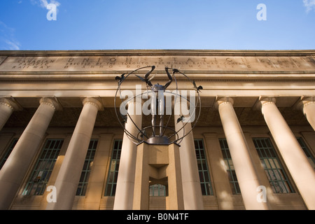 United Nations monument outside Union Station, Toronto, Canada Stock Photo