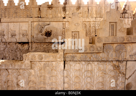 Apadana palace stairs, Persepolis, Iran Stock Photo