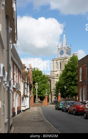 SAINT MARY S PARISH CHURCH ON CHURCH STREET AYLESBURY BUCKINGHAMSHIRE Stock Photo