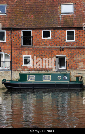 Nipper houseboat on the Thames at Abingdon2 Stock Photo