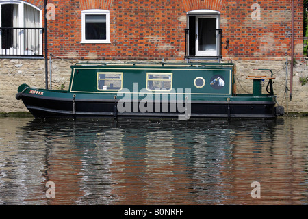 Nipper houseboat on the Thames at Abingdon Stock Photo