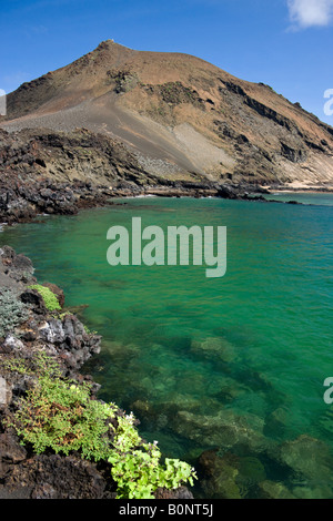 Volcano on the island of Bartolome in the Galapagos Islands off the coast of Ecuador Stock Photo