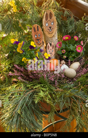 Easter Nest Stock Photo