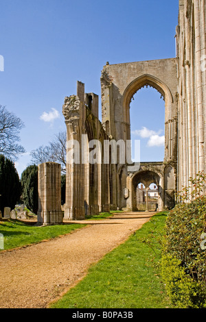 Crowland Abbey Lincolnshire Fens Stock Photo