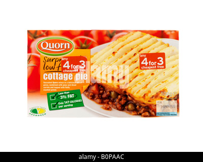 Quorn Cottage Pie ready meal, UK Stock Photo - Alamy