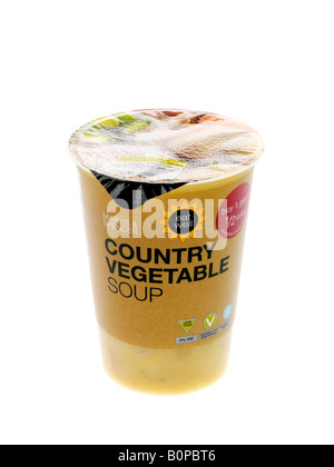 Carton Of Vegetable Soup Stock Photo