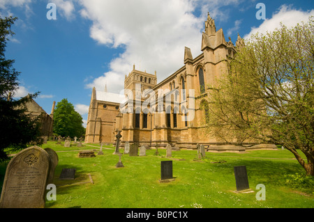 Southwell Minster was granted cathedral status in 1884 but the historic name - Southwell Minster - is still used to this day Stock Photo