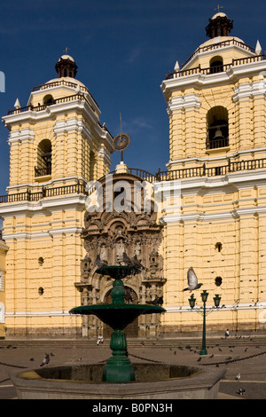 17th century San Francisco Church in Lima in Peru Stock Photo