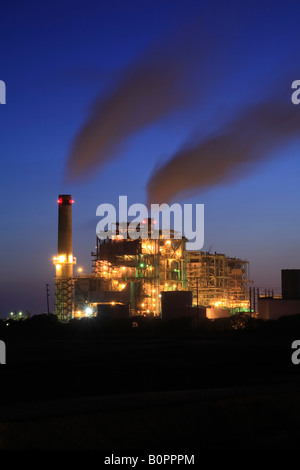 Orange County, AES power Plant Stock Photo