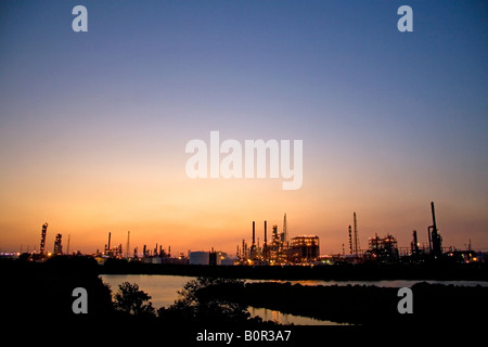 Refinery in Texas City Texas Stock Photo