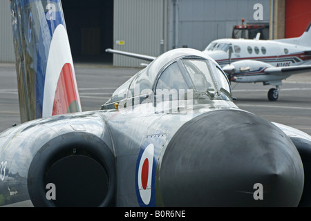 Gloster Javelin Staverton Airport Gloucester Stock Photo