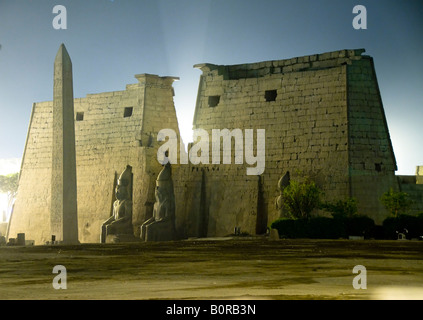 The luxor temple in Luxor Egypt Stock Photo