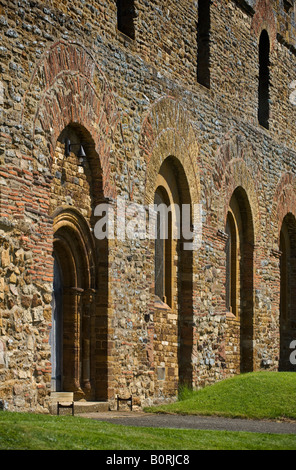 Arches of All Saint's, Brixworth, Northamptonshire, a Saxon church built in the 7th Century Stock Photo