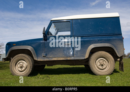 Land Rover Defender Iconic British four wheel drive vehicle Stock Photo