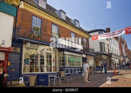 Chez Gerard French style brasserie in Abbegate Street Bury St Edmunds Suffolk UK Stock Photo