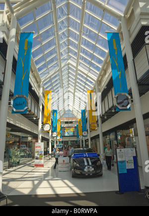 Cornhill Walk shopping centre / mall in Bury St Edmunds, Suffolk, UK Stock Photo