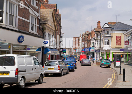 High Street Rushden Northamptonshire England Stock Photo