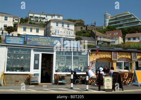 Longshoremans Museum and beach shop at Ventnor seafront Isle of Wight England Stock Photo
