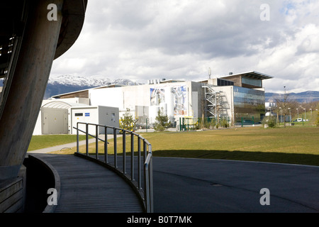 Building housing ATLAS experiment CERN Geneva
