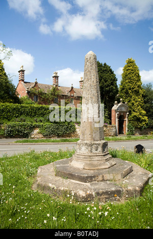 UK England Lincolnshire Harlaxton village Church Street character ...