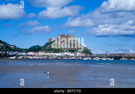 Great Britain Jersey Island Gorey Castle Stock Photo 83418703