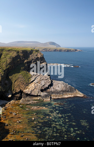 north mayo rugged cliffs coastline county mayo republic of ireland Stock Photo