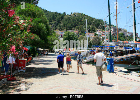 Fethiye is a city and district of Muğla Province in the Aegean region of Turkey Stock Photo