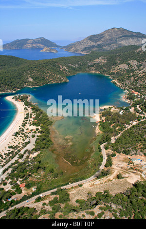 The Blue Lagoon of Olu deniz turkey Mediterranean coast national park Stock Photo